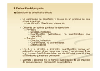 I introducción y marco conceptual de la evaluación de proyectos