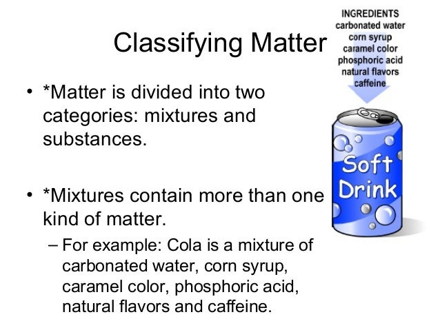 examples of classification of matter Classification of matter achievement scale 11.