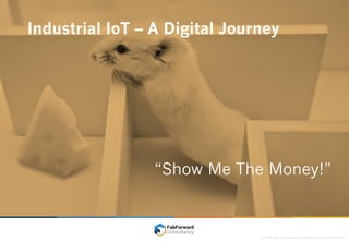 Digital What?
“Show Me The Money!”
Industrial IoT – A Digital Journey
©	2016-2017	FabForward,	Singapore.	All	Rights	Reserved	
 