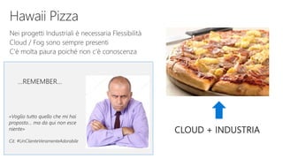 «Voglio tutto quello che mi hai
proposto… ma da qui non esce
niente»
Cit. #UnClienteVeramenteAdorabile
 