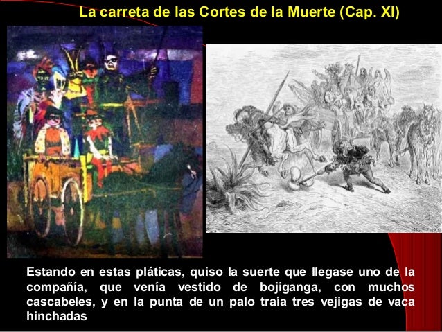 Resultado de imagen de don quijote segunda parte capitulo 11 las cortes de la muerte