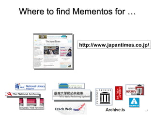 Where to find Mementos for …Where to find Mementos for …
17
http://www.japantimes.co.jp/