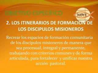 MARCO REFERENCIAL 2007-2008Marco de la Realidad:Retiro de comunión decanal