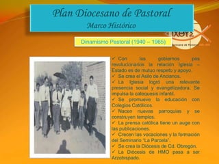 Vicios de la PastoralHan sido mucho los vicios a los que se ha enfrentado la Pastoral, como:   Improvisación