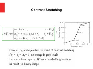 62
Contrast Stretching
 