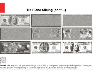 Bit Plane Slicing (cont…)
 
