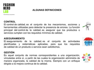 Producción y Gestión de la Calidad: Principios, Procesos y Control en ...