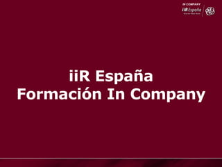 iiR España Formación In Company 