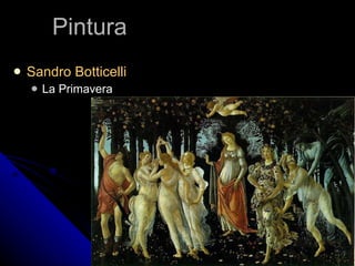 Pintura Sandro Botticelli La Primavera 