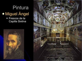 Pintura Miguel Ángel Frescos de la Capilla Sixtina 