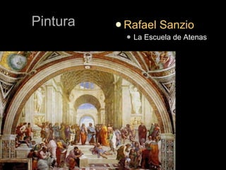 Pintura Rafael Sanzio La Escuela de Atenas 