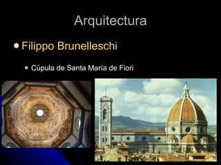 Arquitectura Filippo Brunelleschi Cúpula de Santa María de Fiori 