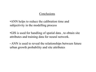Iirs Artificial Naural network based Urban growth Modeling | PDF