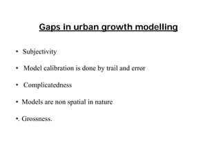 Iirs Artificial Naural network based Urban growth Modeling | PDF