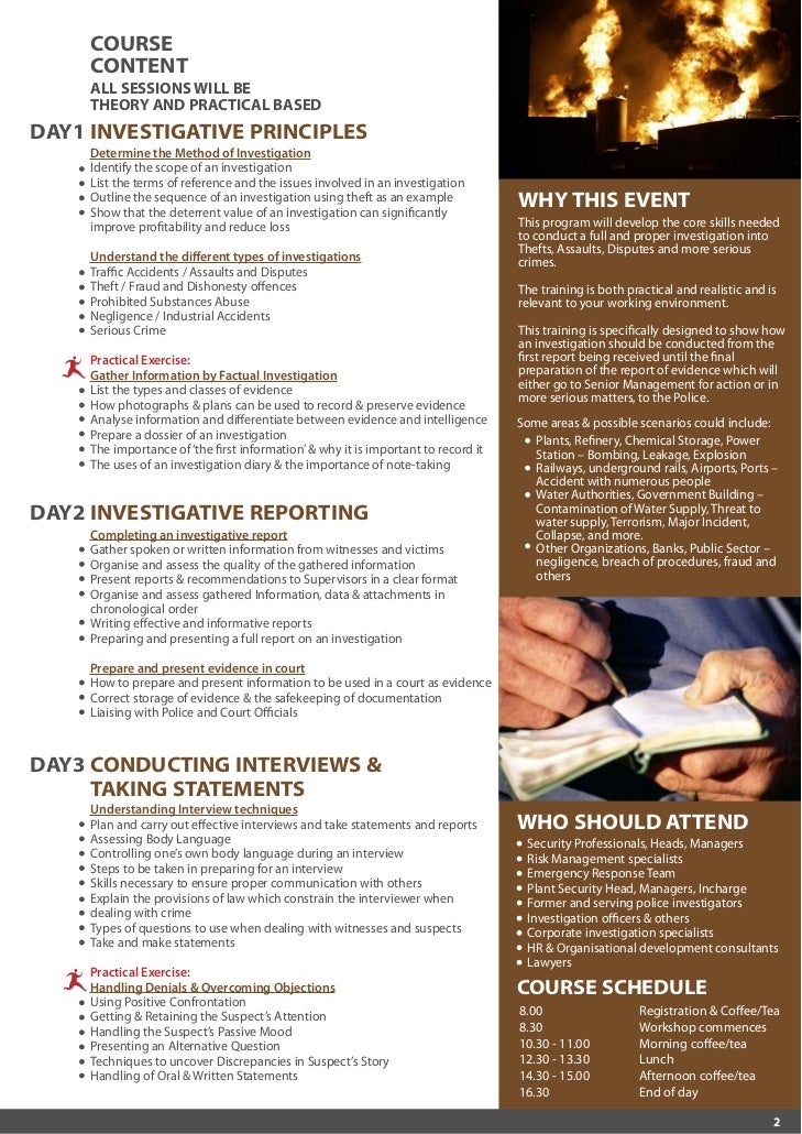 Investigative interview notes image