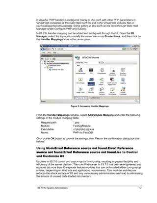 IIS 7.0 for Apache Administrators