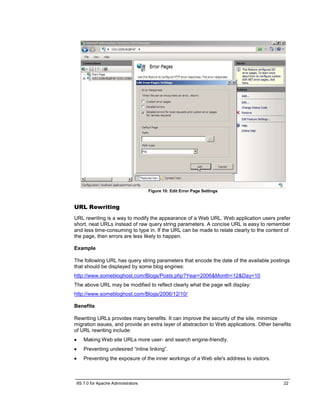 IIS 7.0 for Apache Administrators