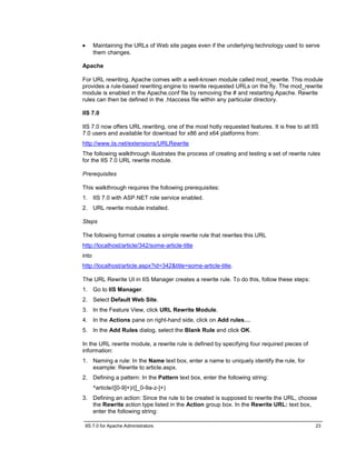 IIS 7.0 for Apache Administrators