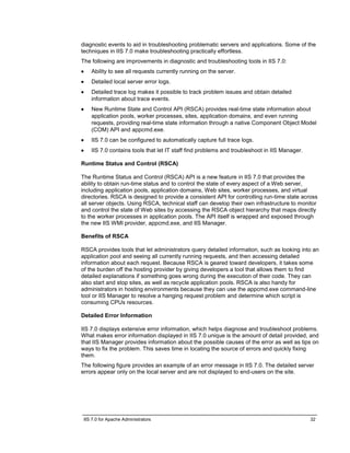 IIS 7.0 for Apache Administrators