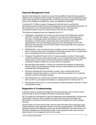 IIS 7.0 for Apache Administrators