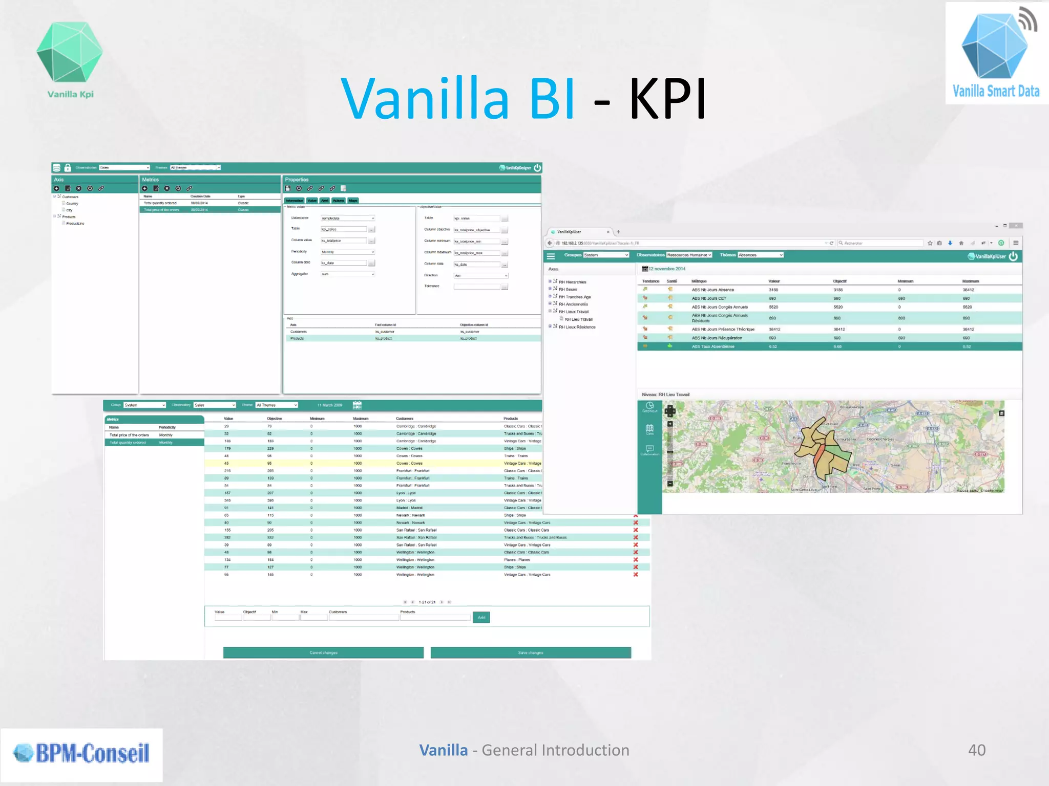 Vanilla BI - KPI
40Vanilla - General Introduction
 