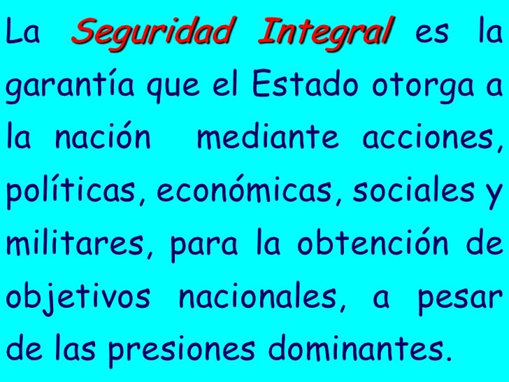 II SEGURIDAD INTEGRAL II SEGURIDAD INTEGRAL