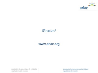 ¡Gracias!
www.ariae.org
 