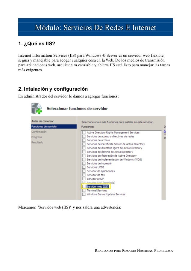 internet information server iis internet information server