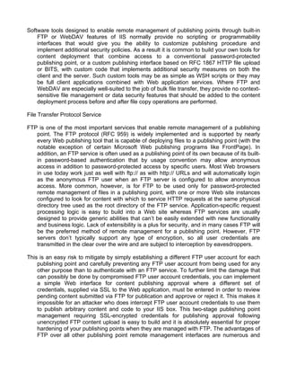 IIS Security And Programming Countermeasures