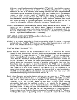 IIS Security And Programming Countermeasures