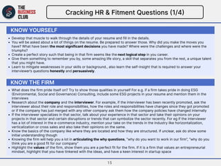 Cracking HR & Fitment Questions (1/4)
KNOW YOURSELF
Develop that muscle to walk through the details of your resume and fil...