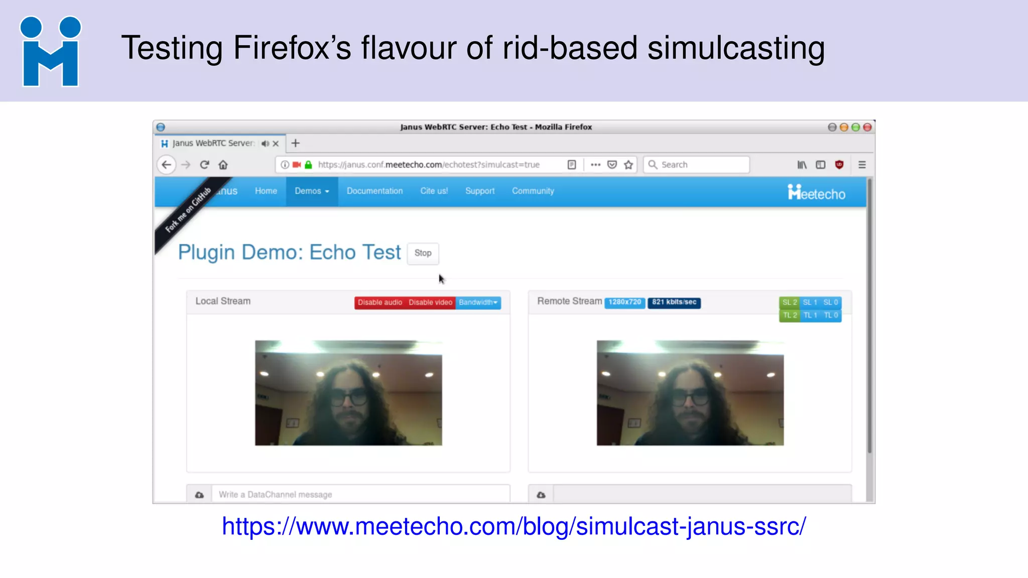 Testing Firefox’s ﬂavour of rid-based simulcasting
https://www.meetecho.com/blog/simulcast-janus-ssrc/
 