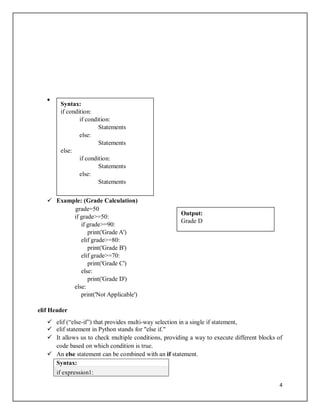 Comprehensive Guide to Flow Control and Functions in Python Programming ...