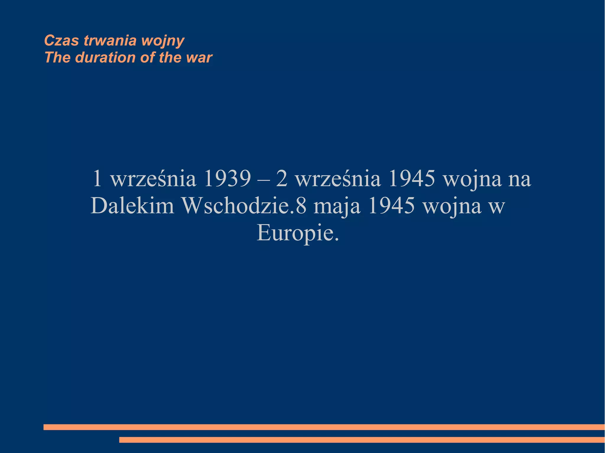 Ii Wojna światowa Test Klasa 8 Ii wojna swiatowa natalia letocha weronika suder | PPT