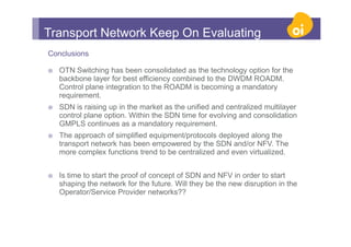 Optical network evolution | PDF