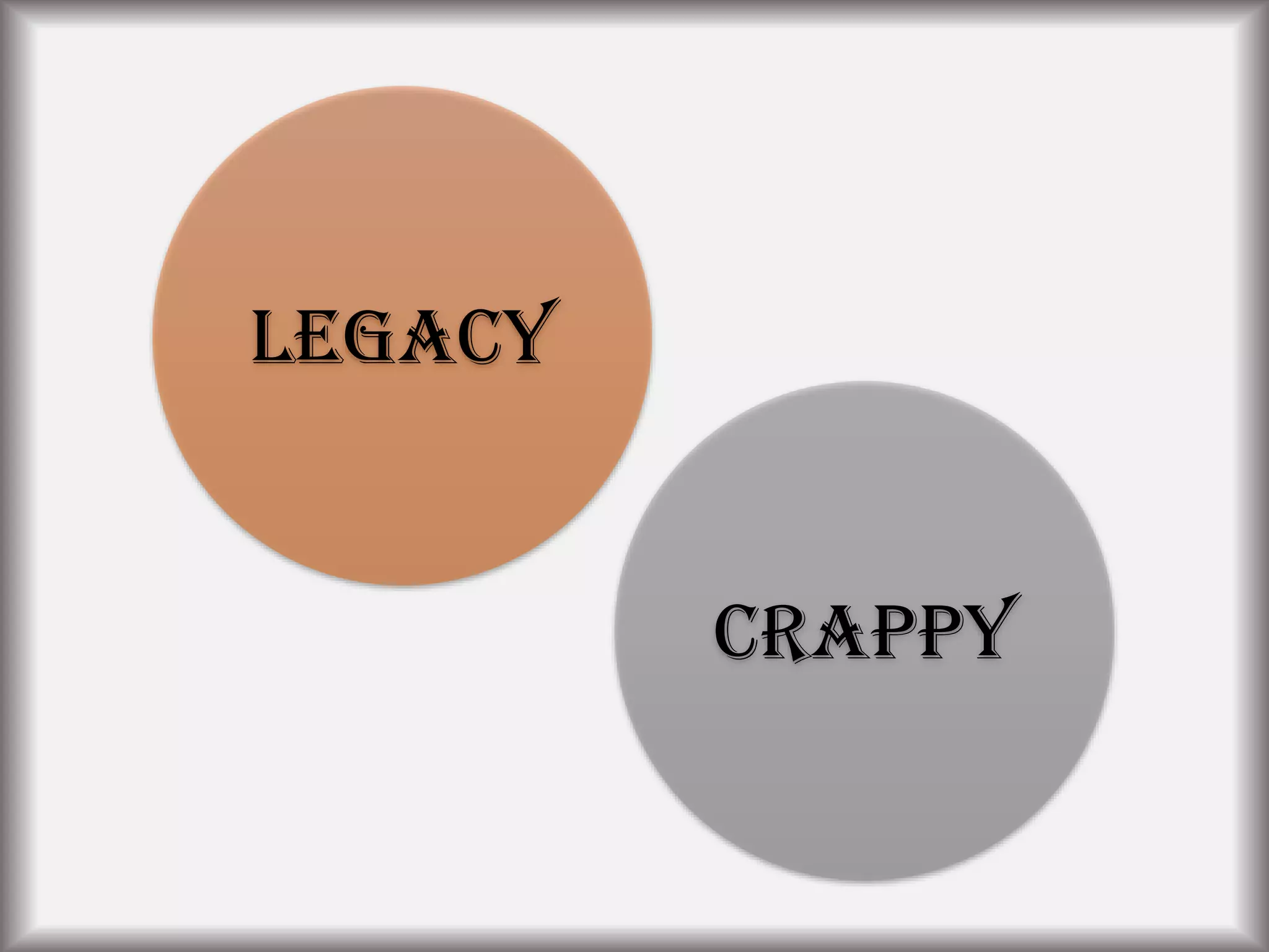 Legacy
Crappy
 