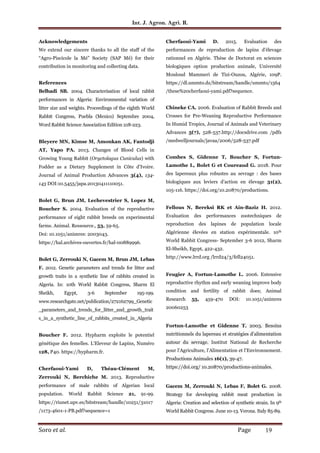 Evaluation of some reproduction performances of the exotic Hyplus ...