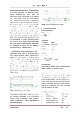 Design of a mobile mini crane for loading to truck to reduce damage to ...
