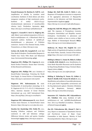 Review on stored grain insect pheromones | PDF