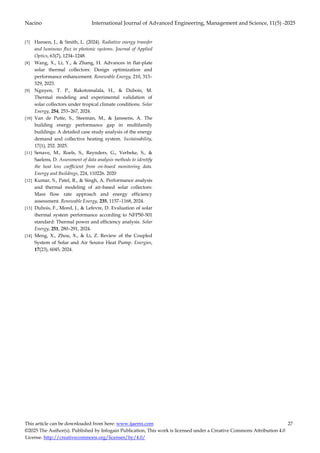 Optimization and modeling of a solar air system for residential thermal ...