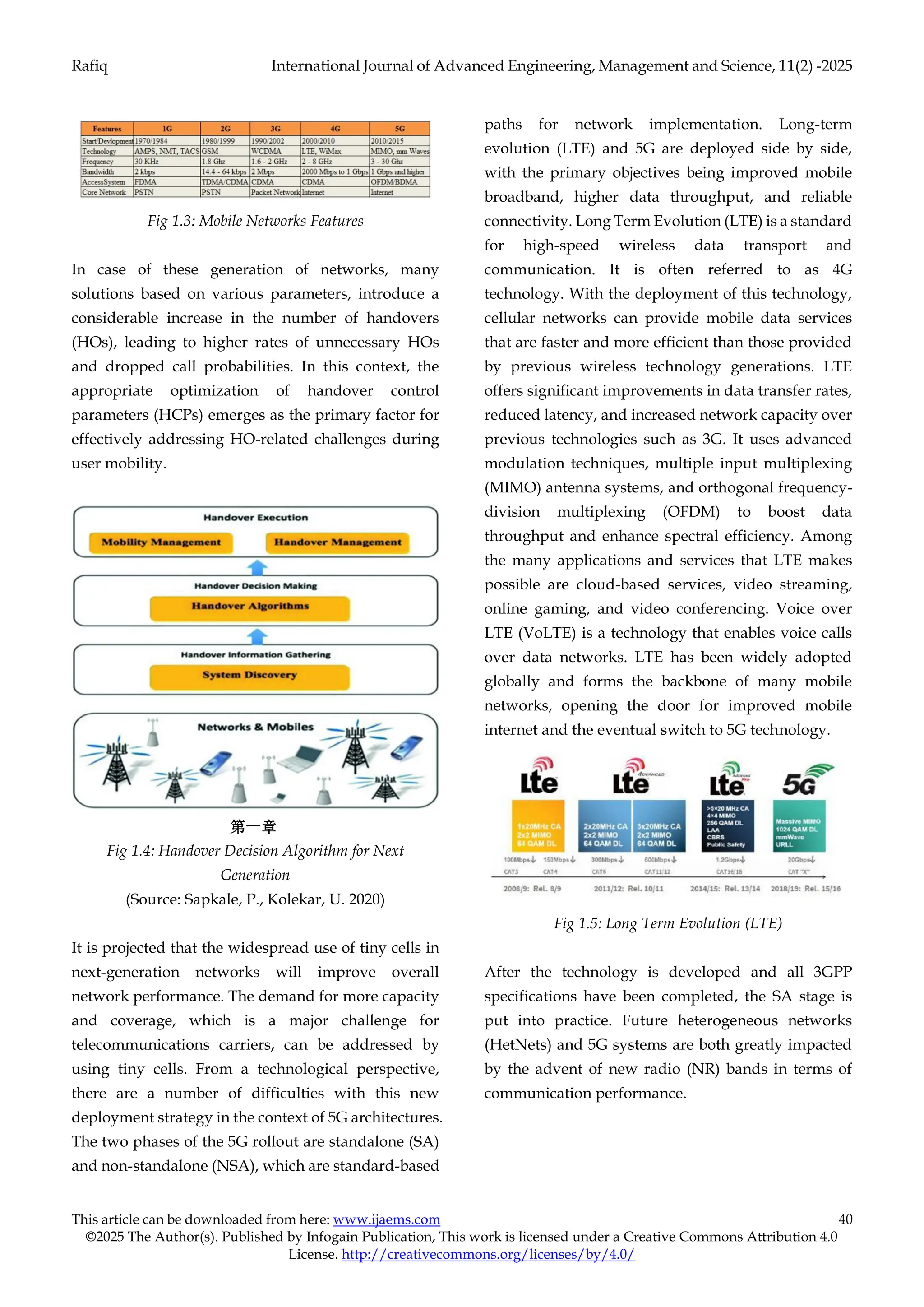 View of Handover Optimization Scheme for 5G Heterogeneous Network | PDF