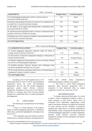 Exploring the Impact of Limited Teacher Training on Pedagogical ...