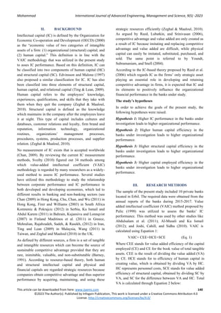 The Intellectual Capital and their Influence on the Financial ...