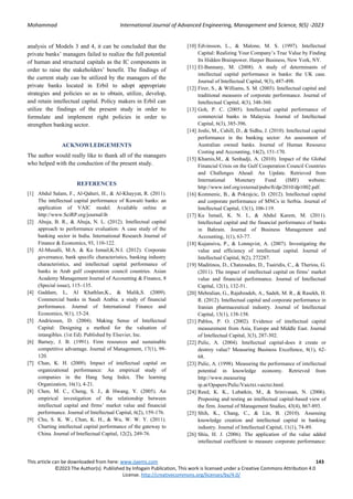 The Intellectual Capital and their Influence on the Financial ...