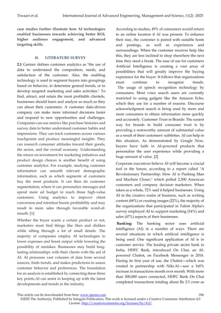 Impact of Artificial Intelligence in Space of Digital Marketing | PDF
