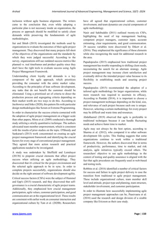 Impact of Agile Project Management on IT Projects | PDF