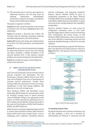 Handover and Call Drop Optimization Techniques | PDF