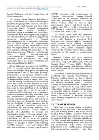 Cashless Payments in Vietnam: The Shift from Traditional Banking to ...