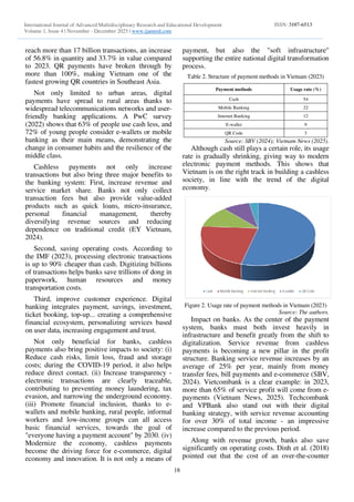 Cashless Payments in Vietnam: The Shift from Traditional Banking to ...