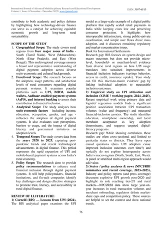 Financial Inclusion Through Digital Payment Systems A Study on Rural ...
